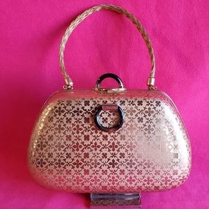 Vintage Gucci Gold Plated Metal Evening Bag